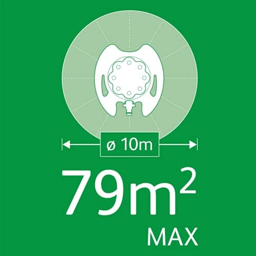 Hozelock Garden Lawn Sprinkler 8 Variety 79sq m Coverage