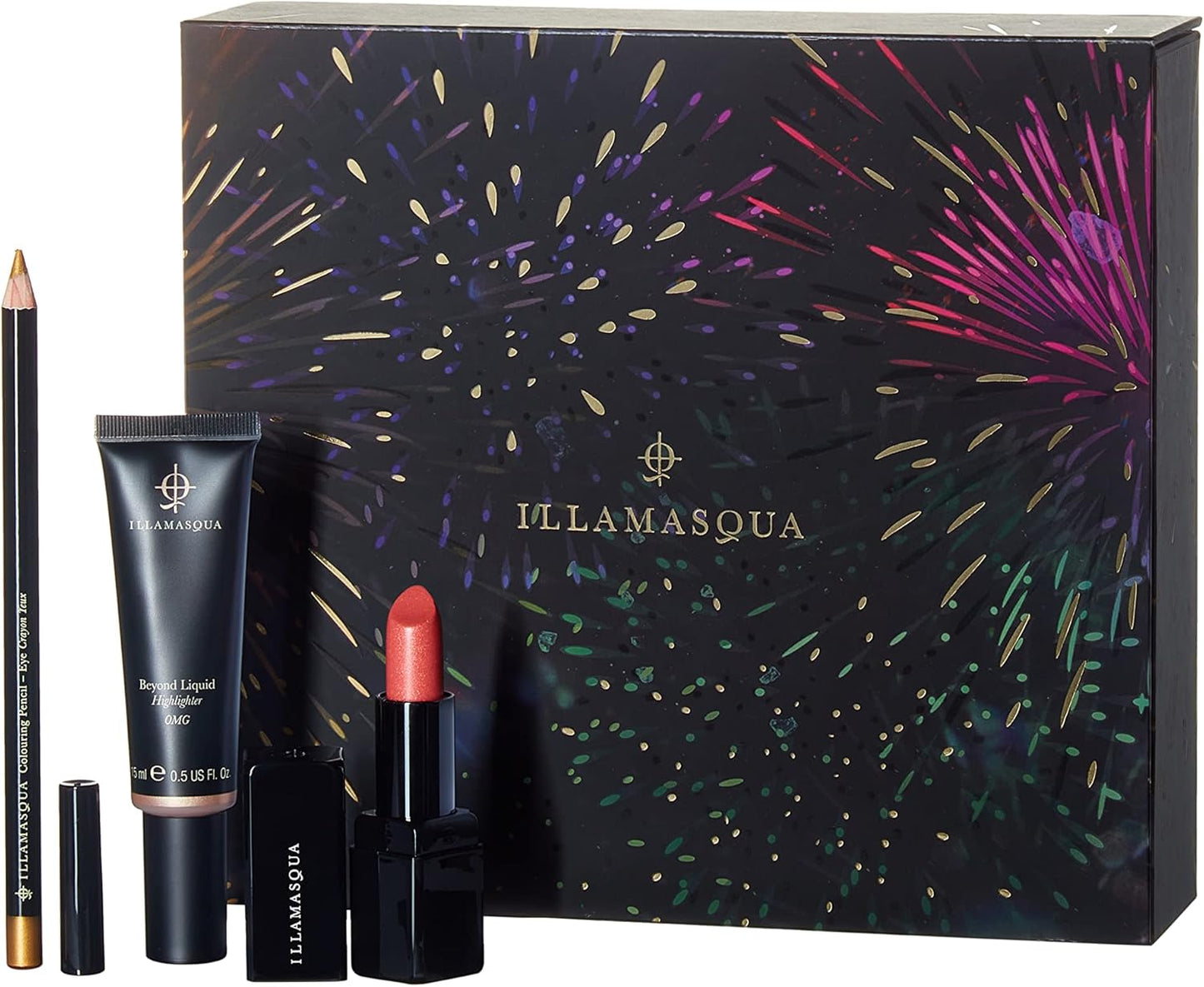 Illamasqua Fireworks Eye Lip Cheek Gift Set