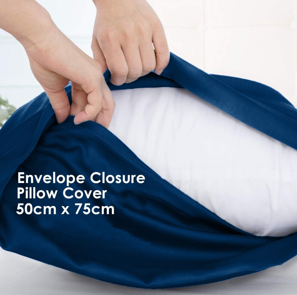 Royal Blue Double Duvet Set 2 Pillow Case, 1 Base Sheet, 1 Duvet Cover