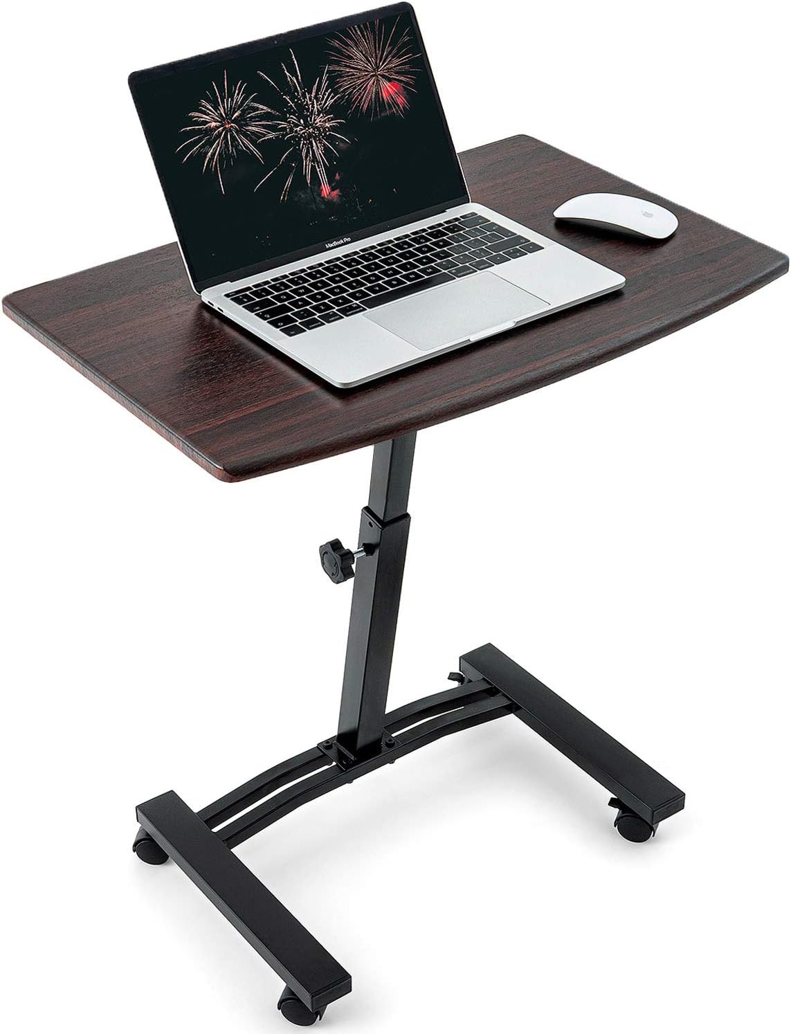Tatkraft Salute Mobile Laptop Desk  Height Adjustable With Castors
