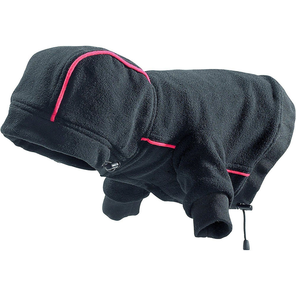 Hunter Dog Leisure Coat Black with Red Seam