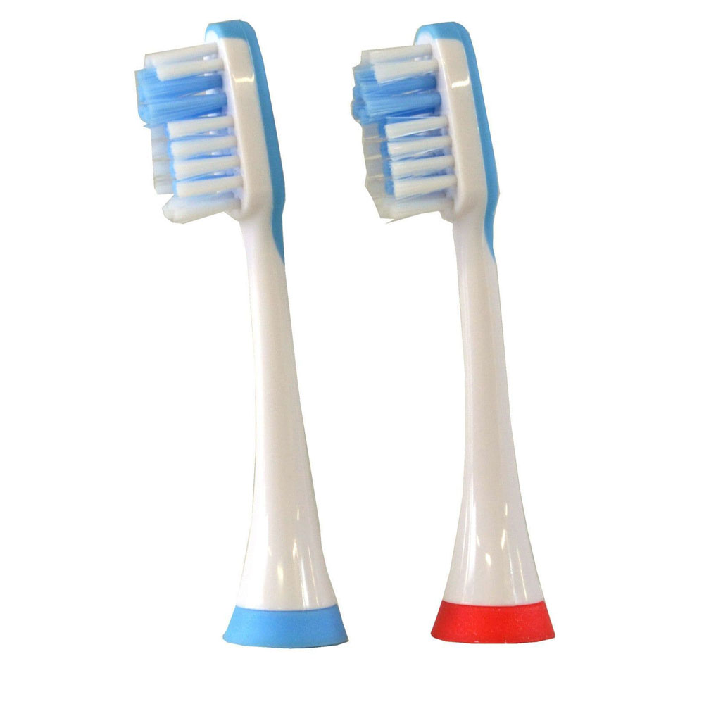 IBP SONIC PLAKAWAY REPLACEMENT TOOTHBRUSH HEADS B093 MODEL TWIN PACK COLOUR