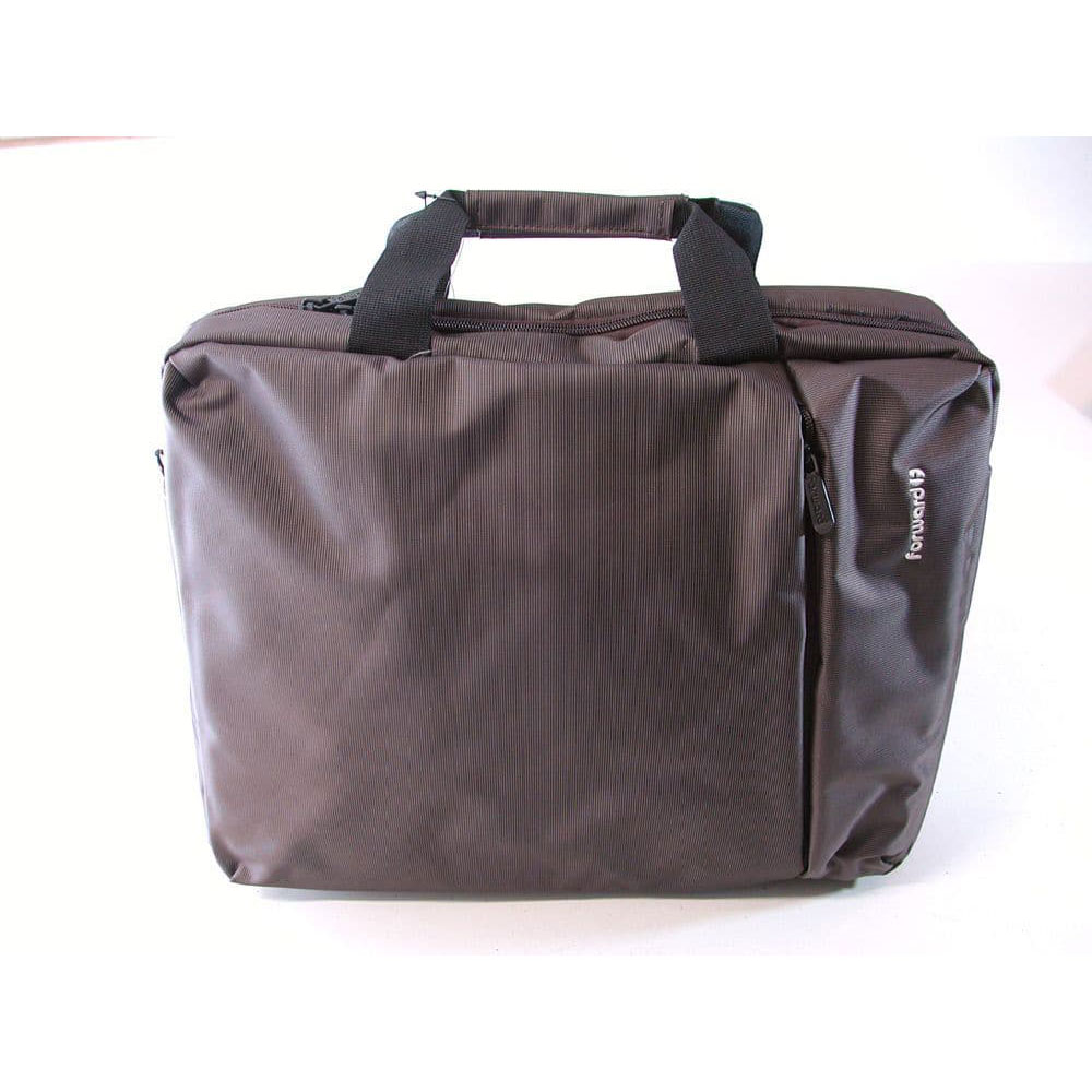 KNOX 15.6" CLAMSHELL LAPTOP CASE NOTEBOOK BAG CHOCOLATE BROWN DOUBLE PROTECTION