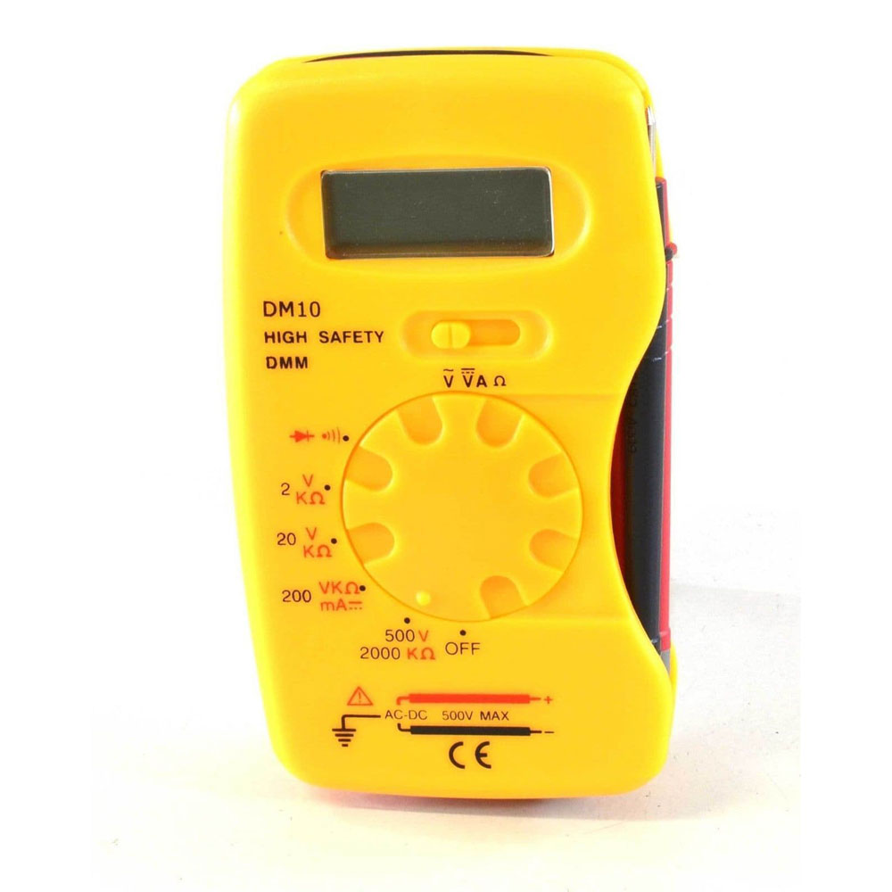 Schneider Rapitest Mini Multimeter Current Voltage Ohms Diode Test Pouch DM10