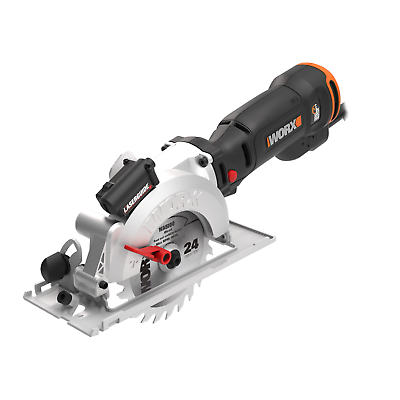 Circular Saw Compact Mains Powered + 3 Cutting Discs Worx WX437 XL 2m Cord 800W