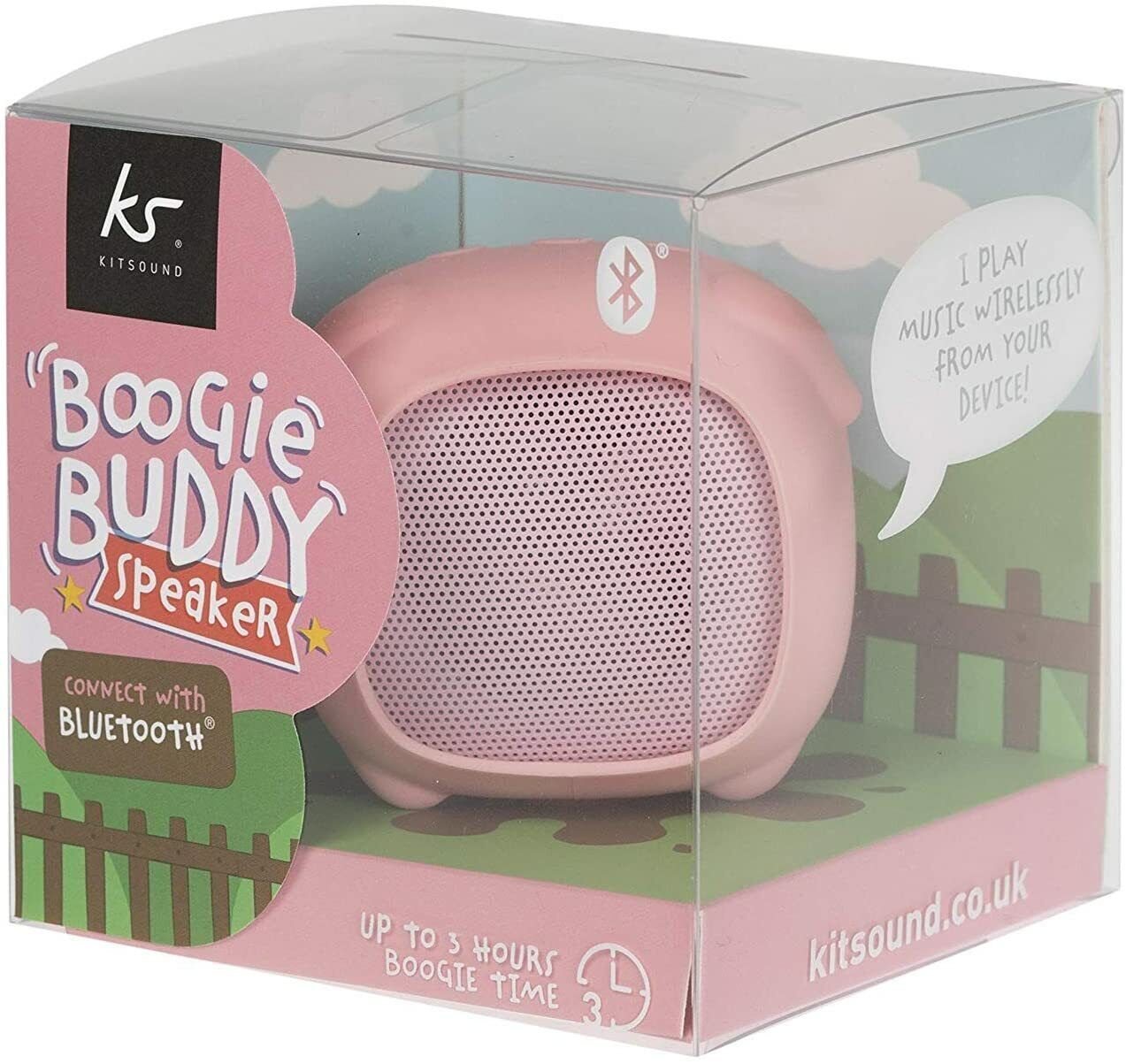 KitSound Boogie Buddy Kids Portable Bluetooth Wireless Speaker 4 Animals