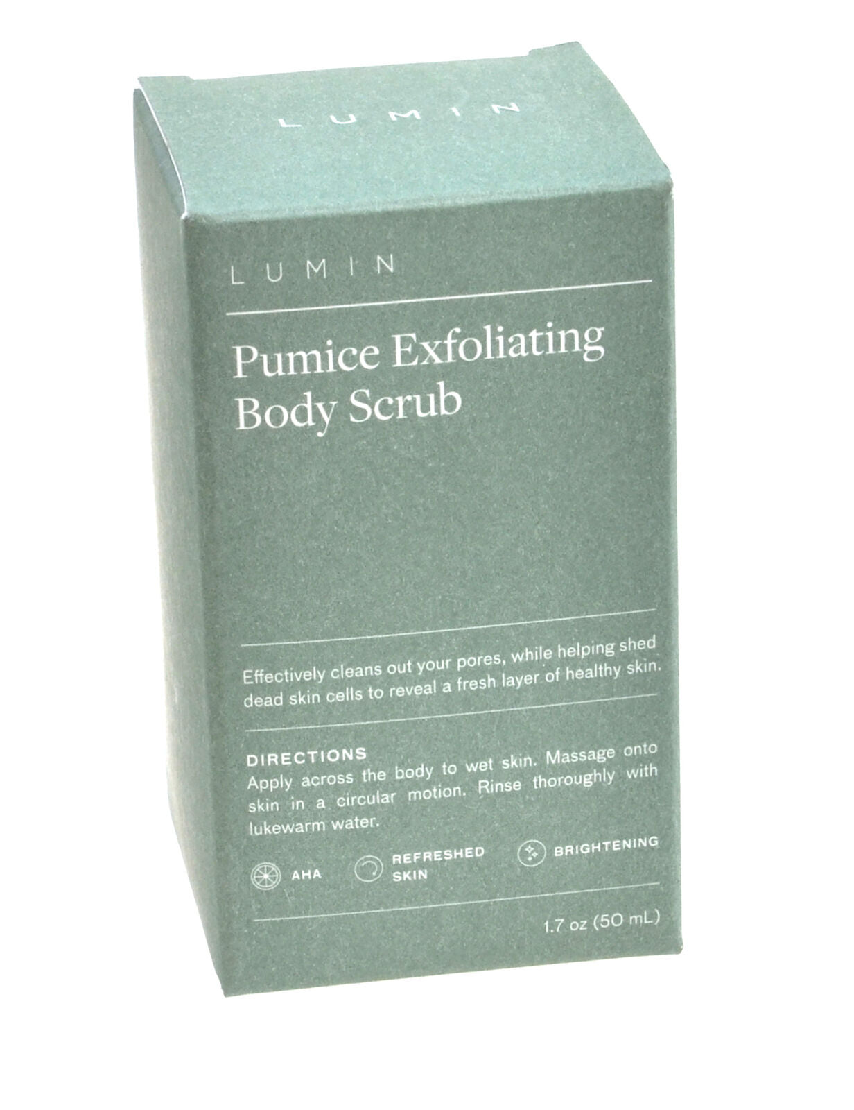 Lumin Pumice ExFoliating Body Scrub 50ml Smoother Hydrated Skin