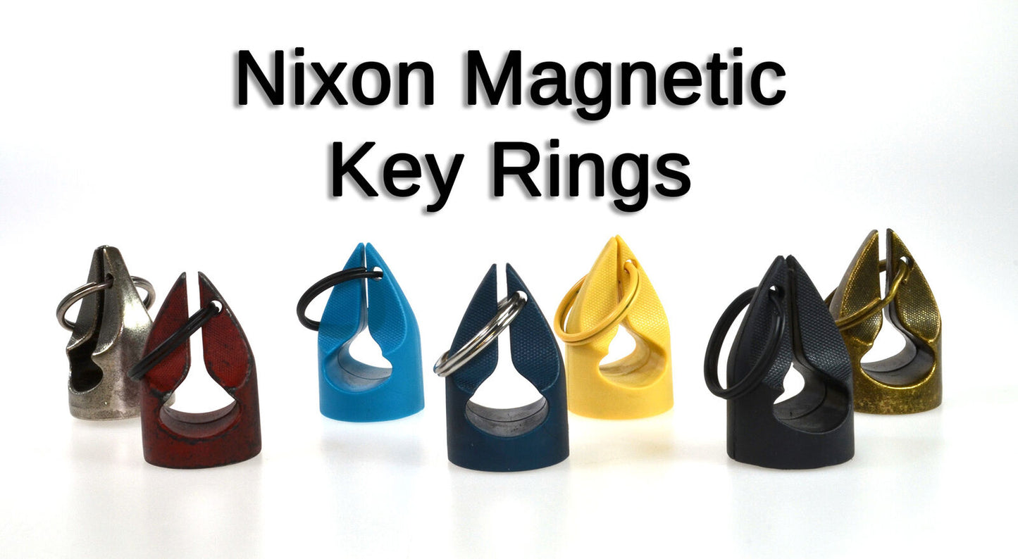 Nixon Stamp Magnetic Key Fob  Ring Chain Bottle Opener 7 Colours