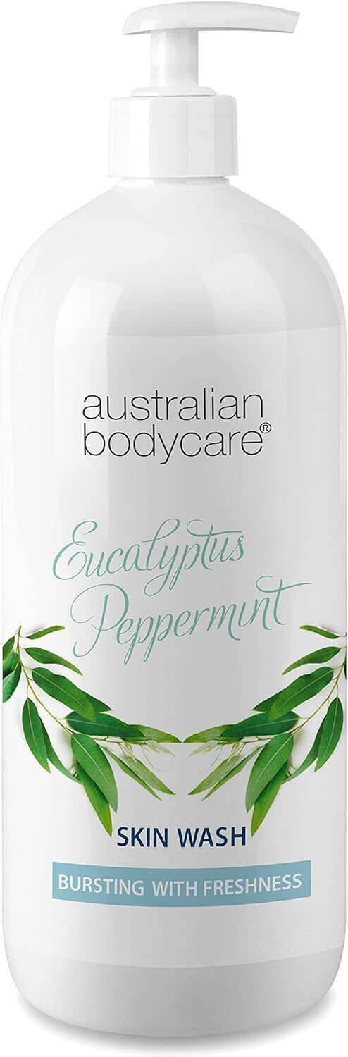 Australian Bodycare Eucalyptus and Peppermint Skin Body Wash  2 x  1000ml Bottle