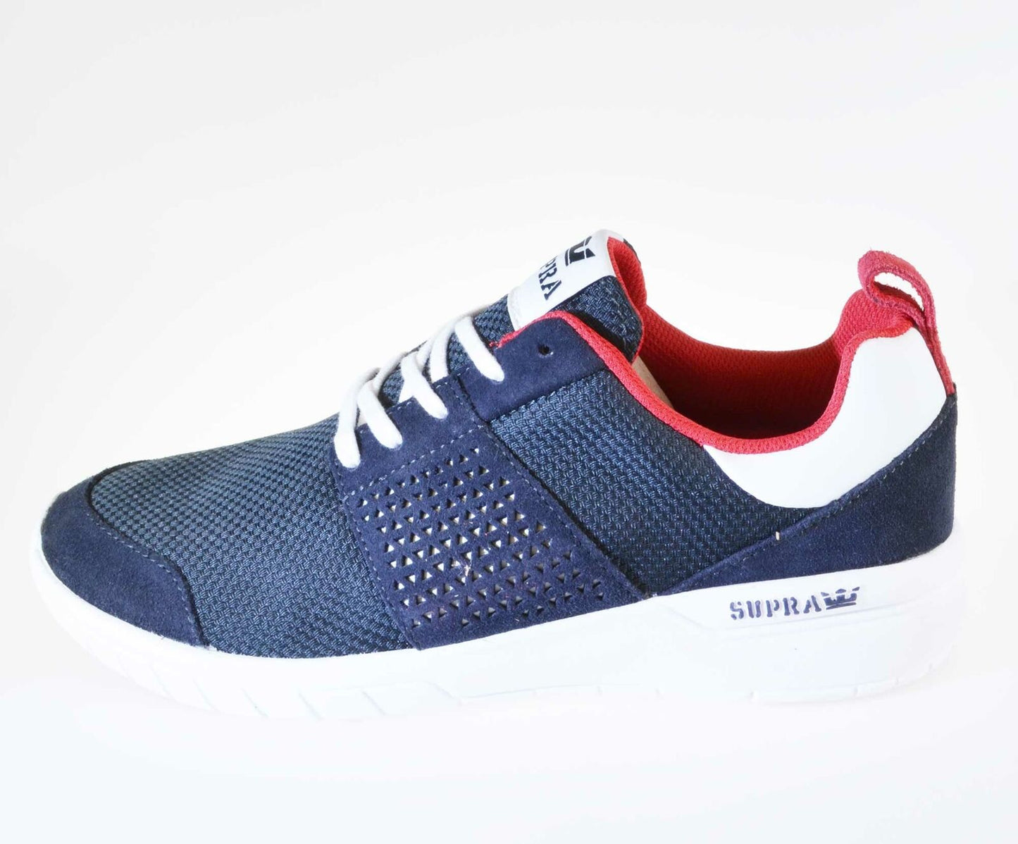 Supra Scissor Light Weight Mens Trainers White Black Navy Red Various Colours