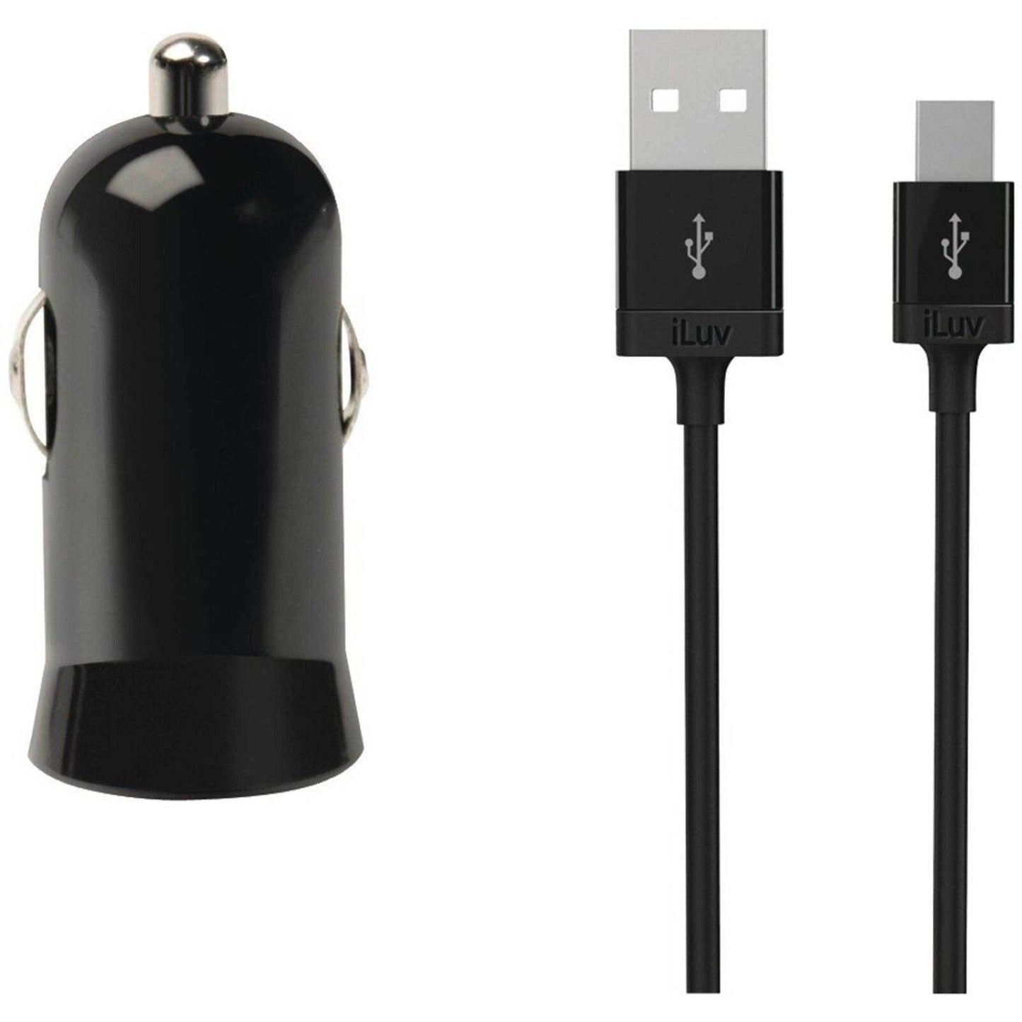 iLuv USB to Micro USB Car Charger with Sync iPhone Android