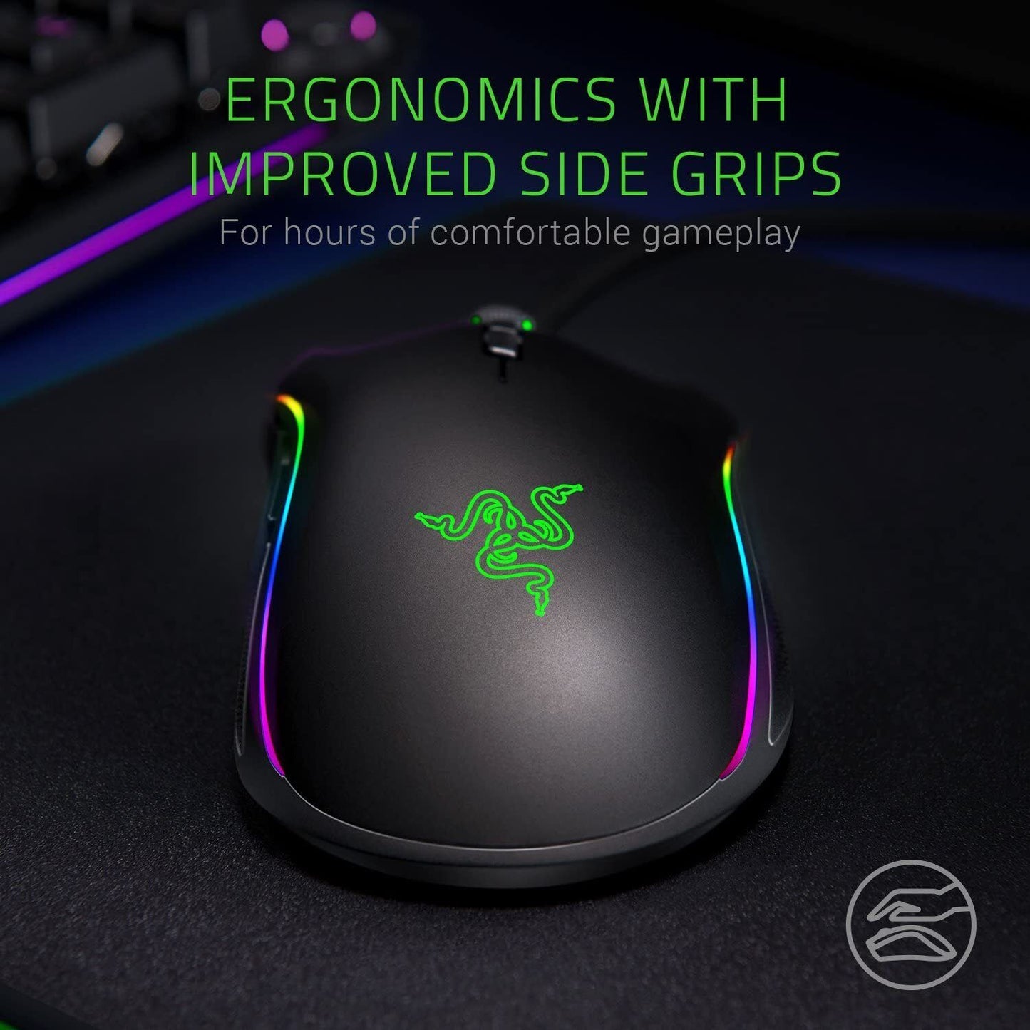 Razer Mamba Elite Gaming Mouse 16k DPI Chroma Mechanical Switches RGB