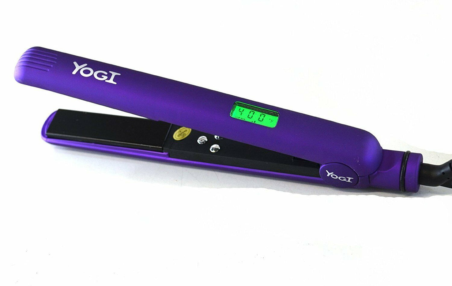 Yogi Fat Barrel Hair Wand and Digital Straightener Gift Pack Purple