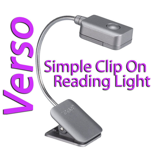 LIGHTWEDGE VERSO CLIP ON LED READING LIGHT KINDLE SONY EREADER WITH BATTERY