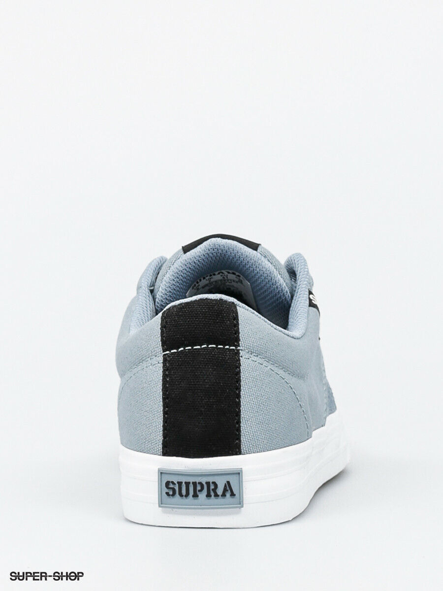 Supra Stacks Vulc II 2 Red Navy Slate White Mens Skate Shoes Trainers