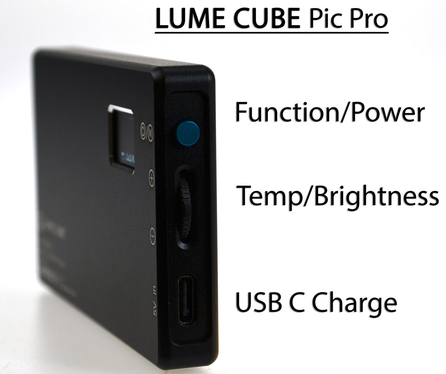 Lume Cube PicPro Compact Wireless Light Panel Variable Temperature & Intensity