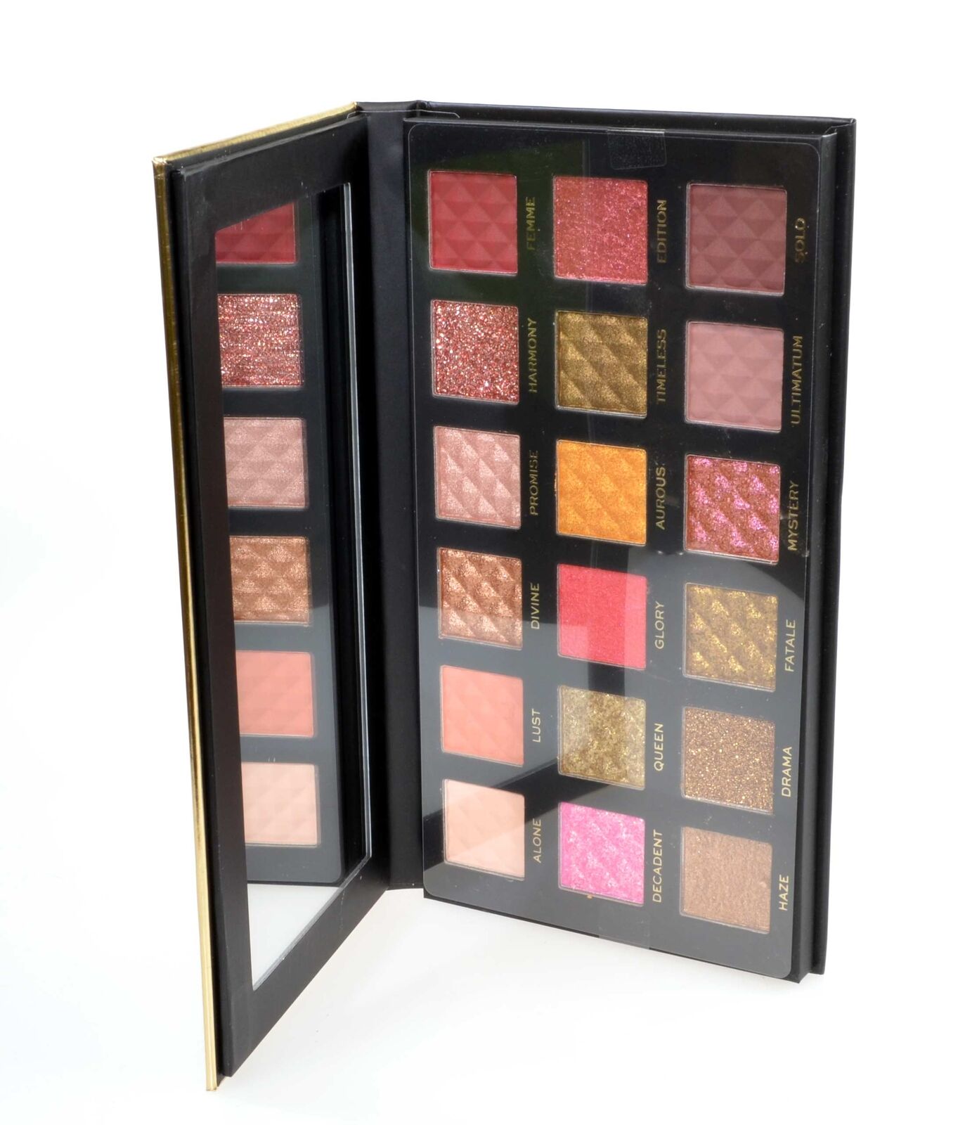 Revolution Pro Rockstar Noir Edition Eye Shadow Palette Mattes Metallics