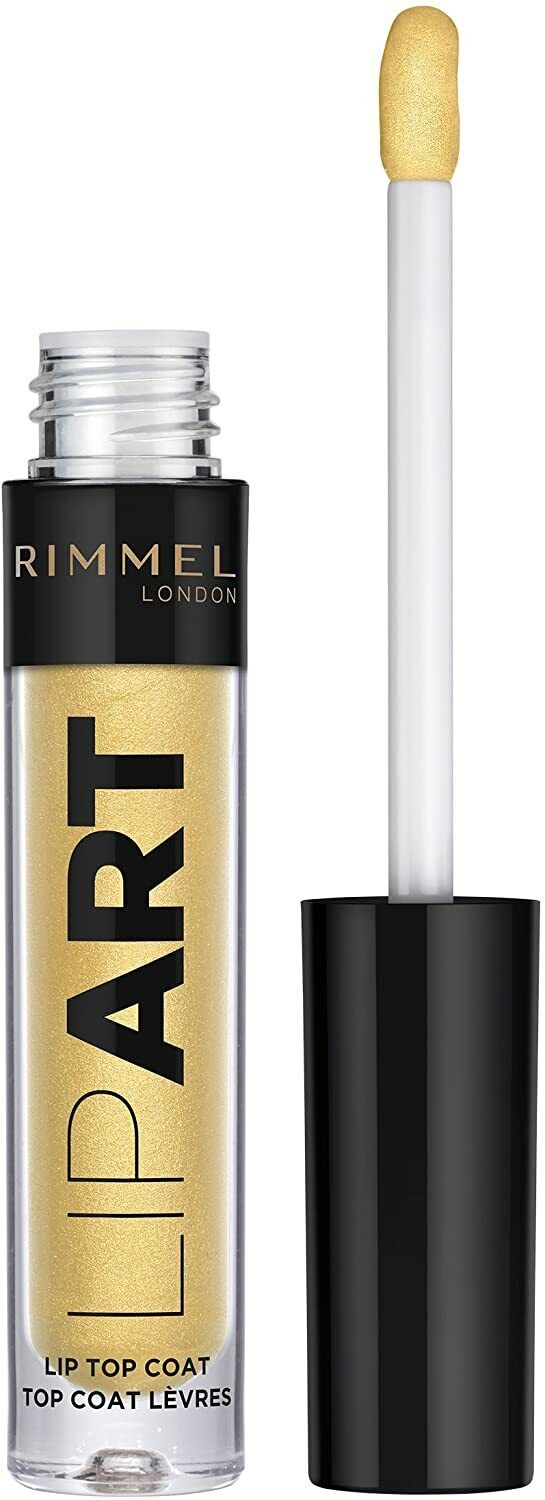 Brand New Genuine Rimmel Lip Art Topper Top Coat Gold 020