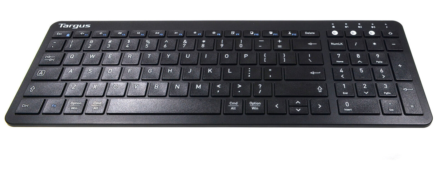 Bluetooth Wireless Keyboard Mac iOS Android Windows QWERTY Number Pad Slim