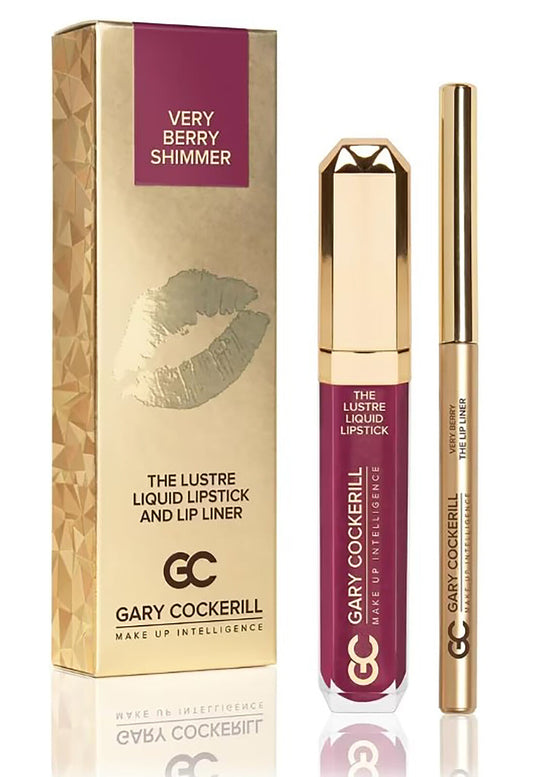 The Lustre Liquid Lipstick and Lip Liner Gary Cockerill Very Berry Peaches Cream