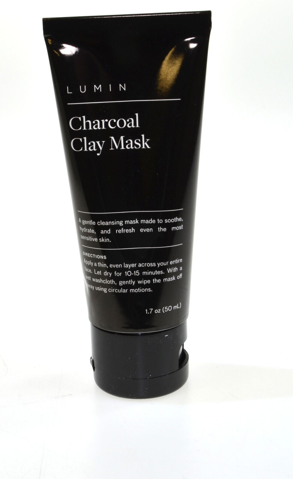 Lumin Charcoal Clay Face Mask 50ml Hydrating Refreshing Cleansing Soothing