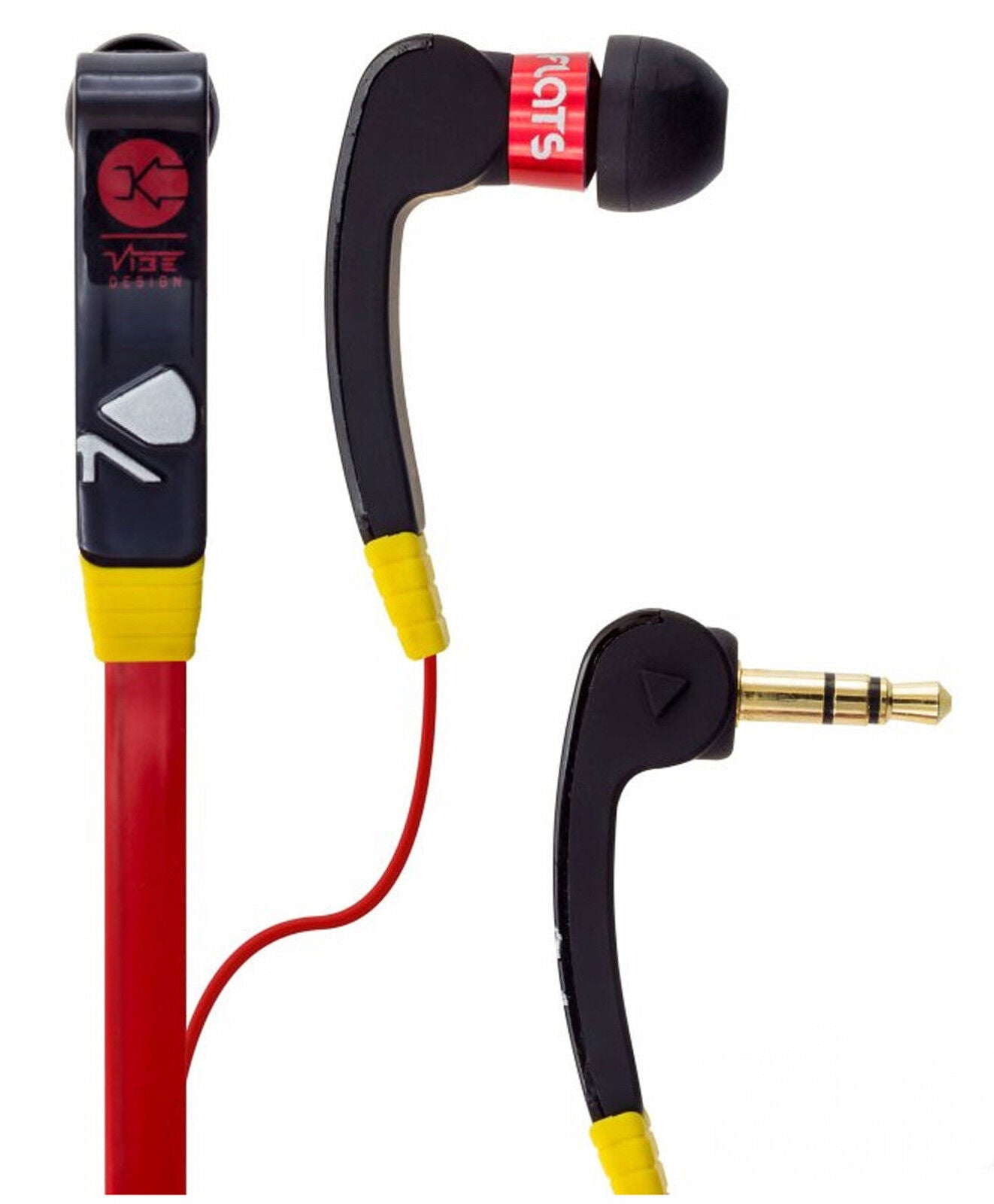 VIBE FLI FLATZ MAGNETIC  EARPHONES 2 Pairs for £5.00!!