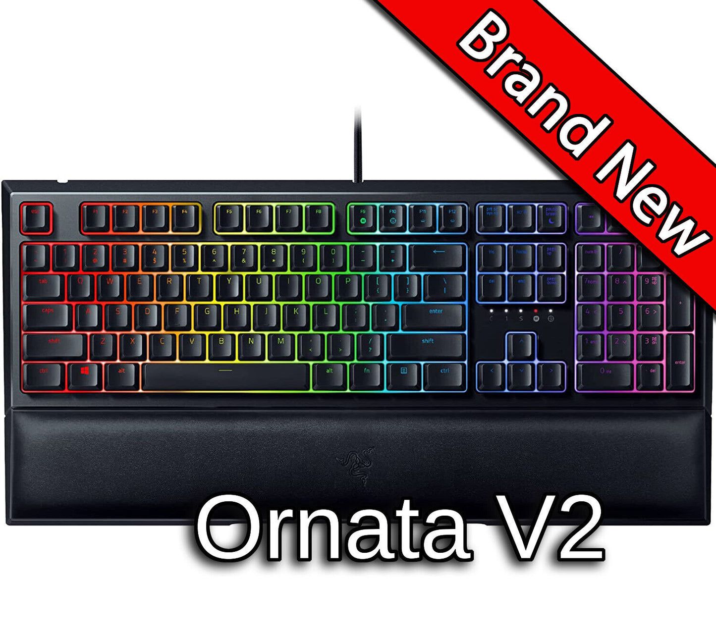 Razer Ornata V2 Hybrid Mechanical Keyboard RGB Chroma English Intl Layout Gaming