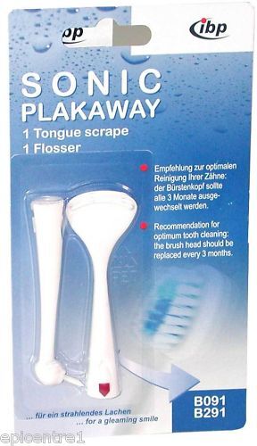 PLAKAWAY B091 B291 TOOTHBRUSH FLOSSER + TONGUE SCRAPER