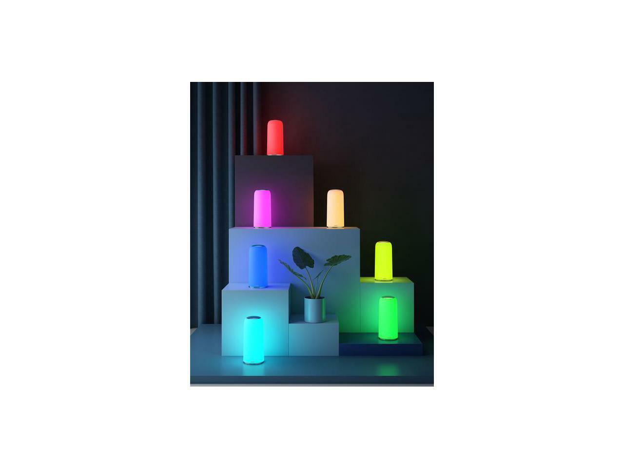 LED Table Lamp Colour Changing Dimmer Timer Touch Control Mains Powered