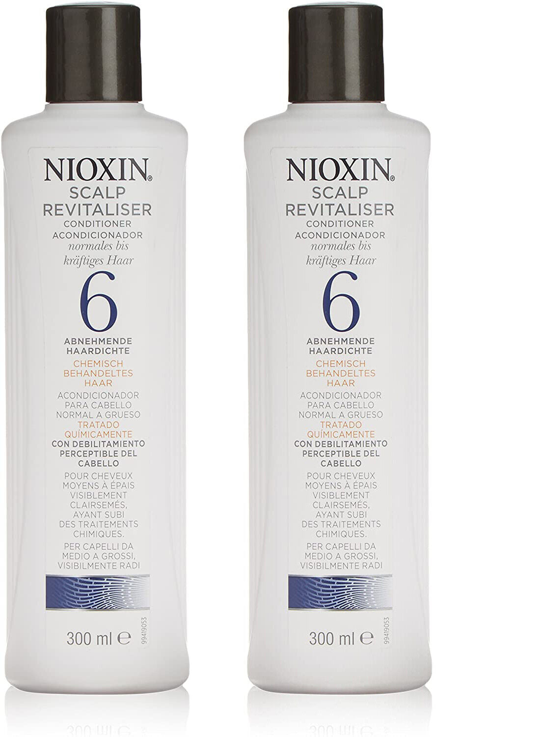 Nioxin System 6 Scalp Revitaliser Conditioner 300ml Pack of 1 2 or 3