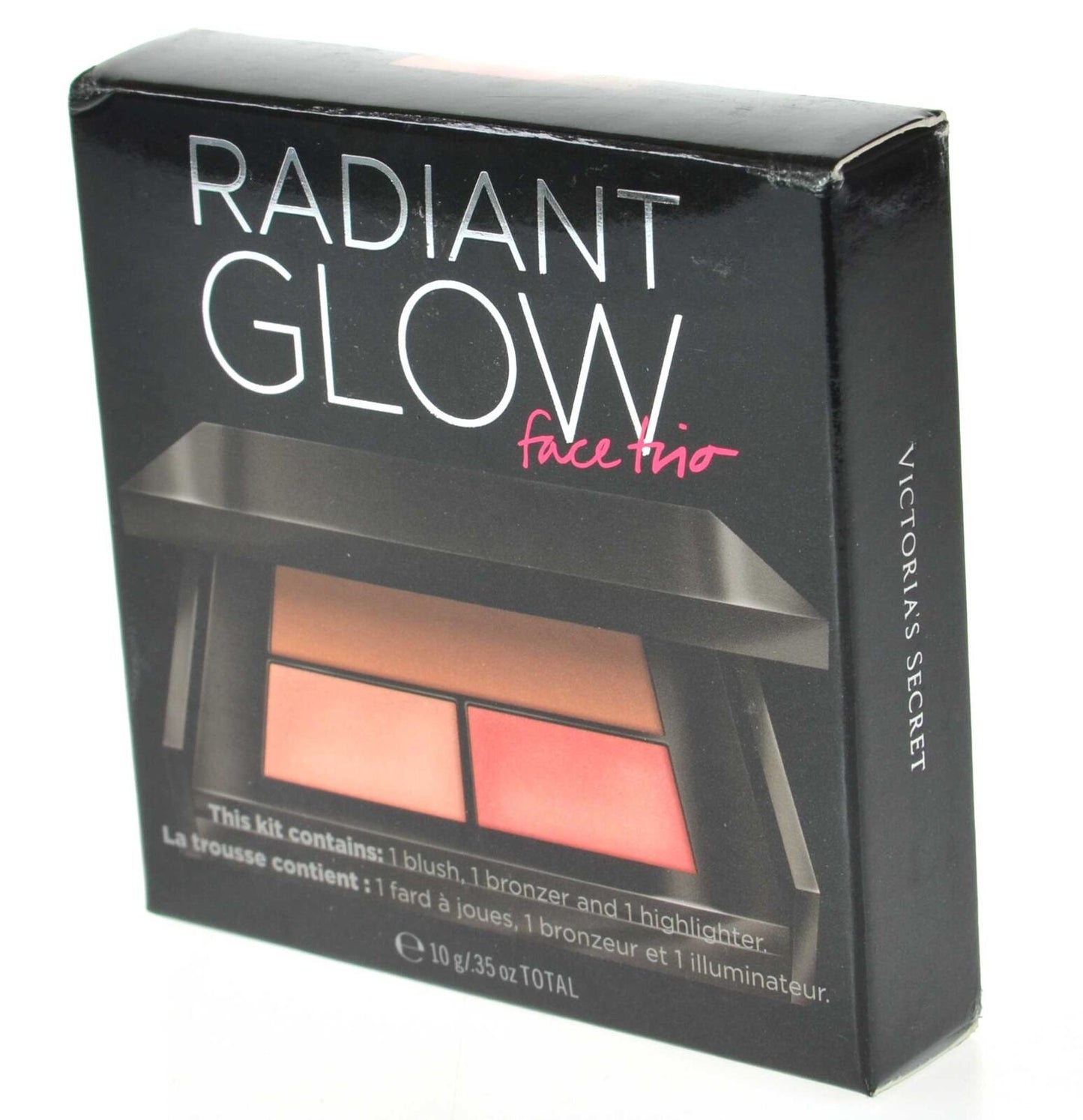 Victoria's Secrets Radiant Glow Face Trio Blush Glow Highlighter Bronzer