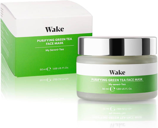 Green Tea Purifying Face Mask  Wake Skincare 50ml All Skin Types