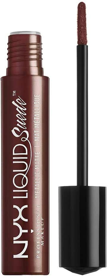 Genuine NYX Liquid Suede Metallic Matte Lipstick Neat Nude LSCL32