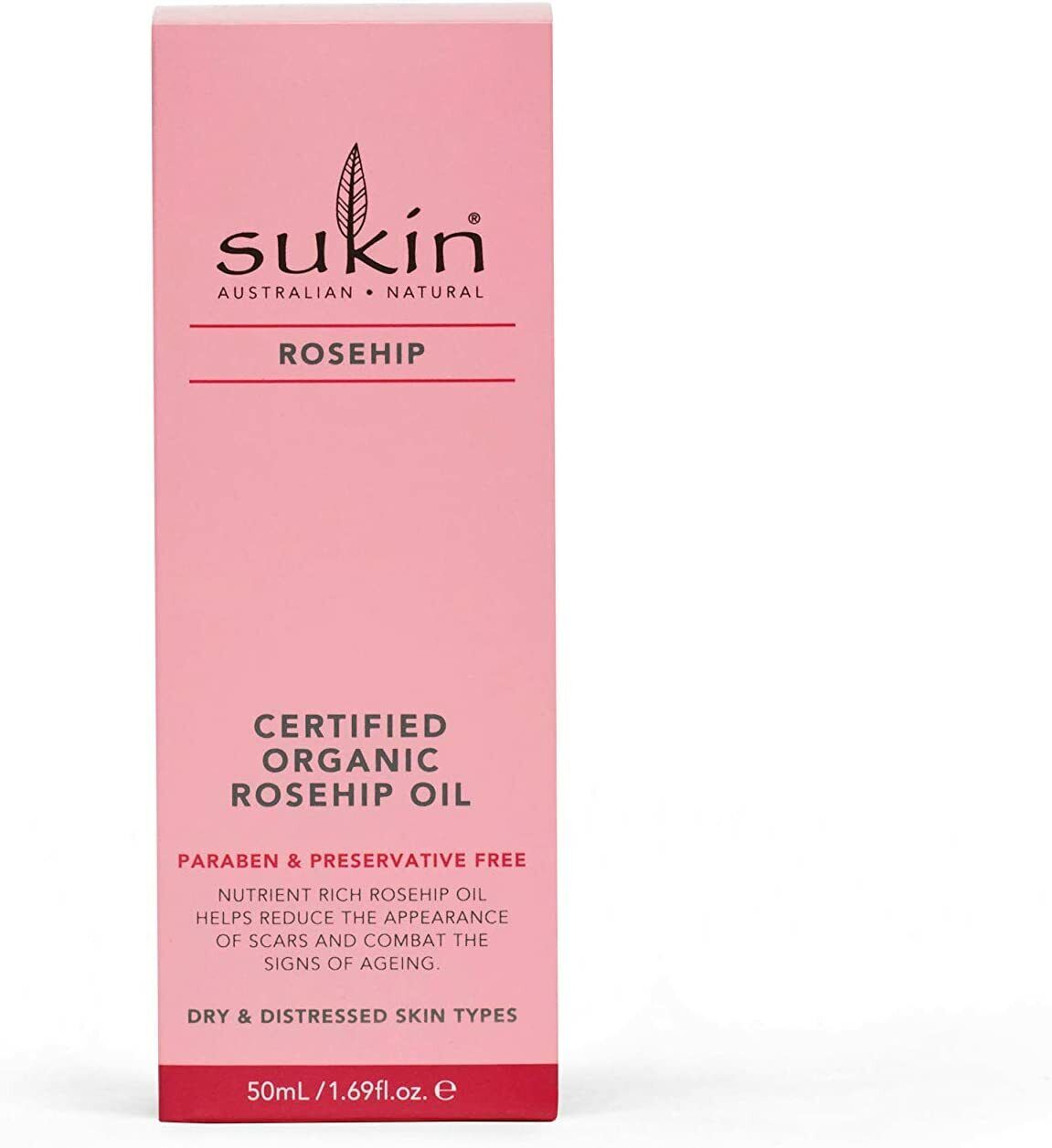 Sukin Certified Organic Rosehip Oil 50ml