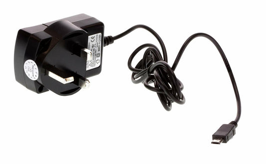 Kit Power Micro USB UK Mains Travel Charger Samsung Galaxy S2/S3/S4 - Black