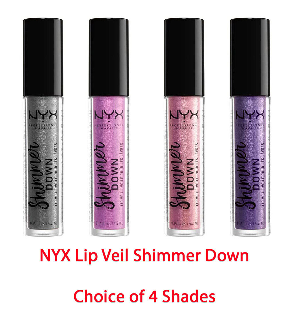 NYX Professional Shimmer Down Lip Veil Gloss 4 Colours