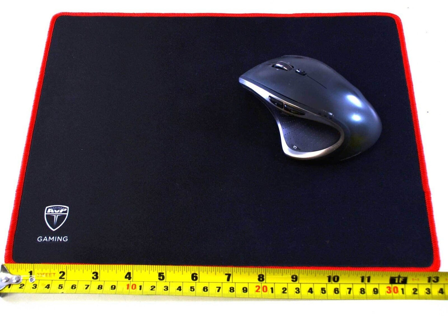 AVP Gaming Mousing Surface Mouse Mat Pad Rubber Backed Large Nylon Black