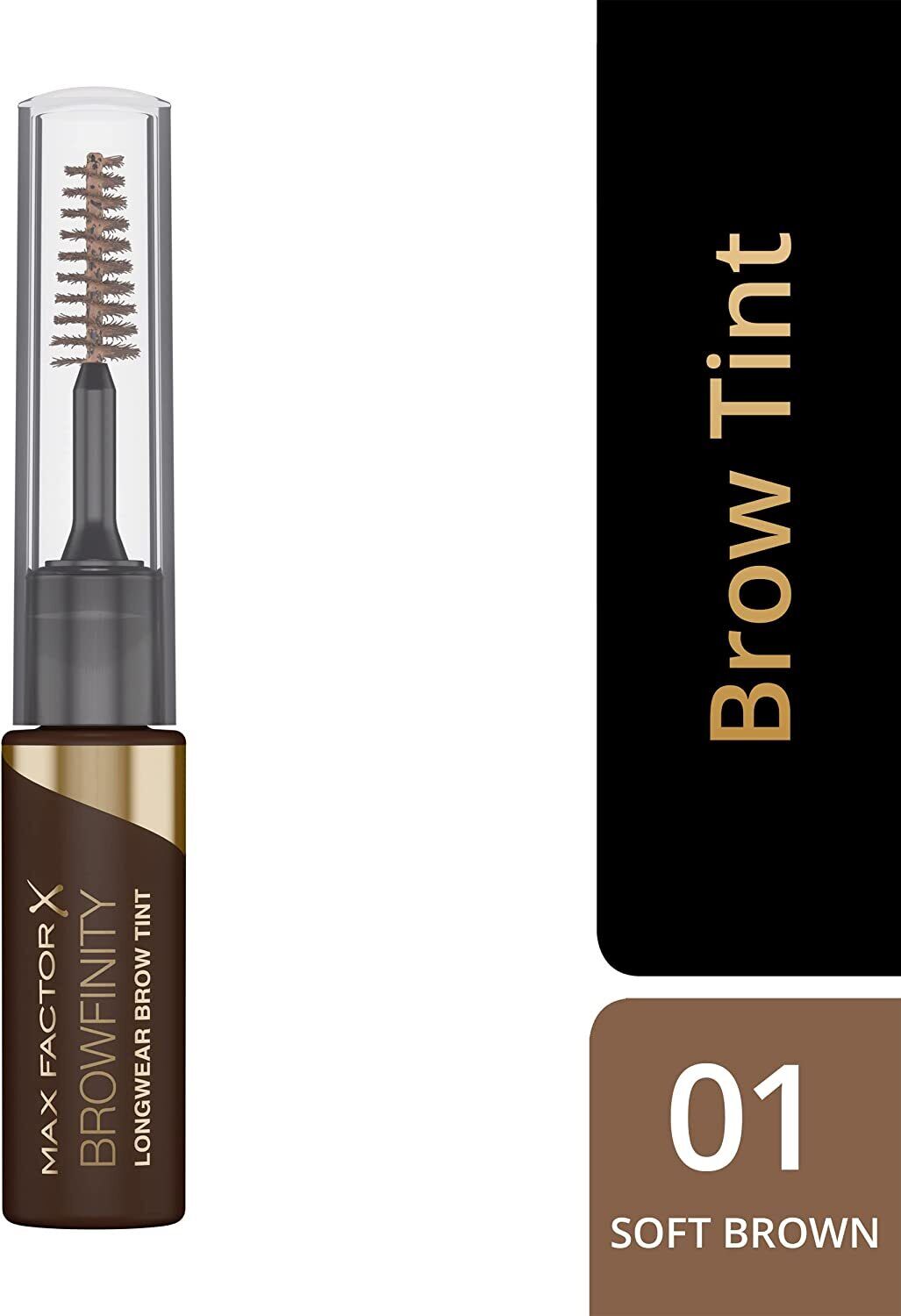 Max Factor Browfinity Soft Brown 01 Smudge Proof Softening Semi Permanent 44g