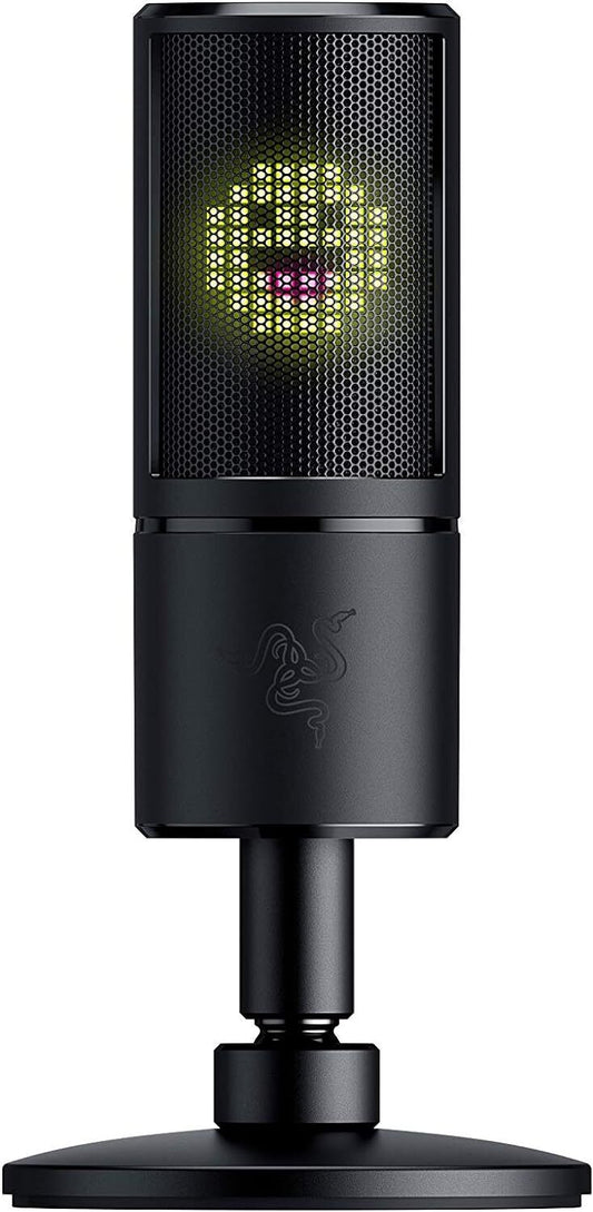 Razer Seiren Emote Streaming Microphone With Emoticon Display USB Condenser