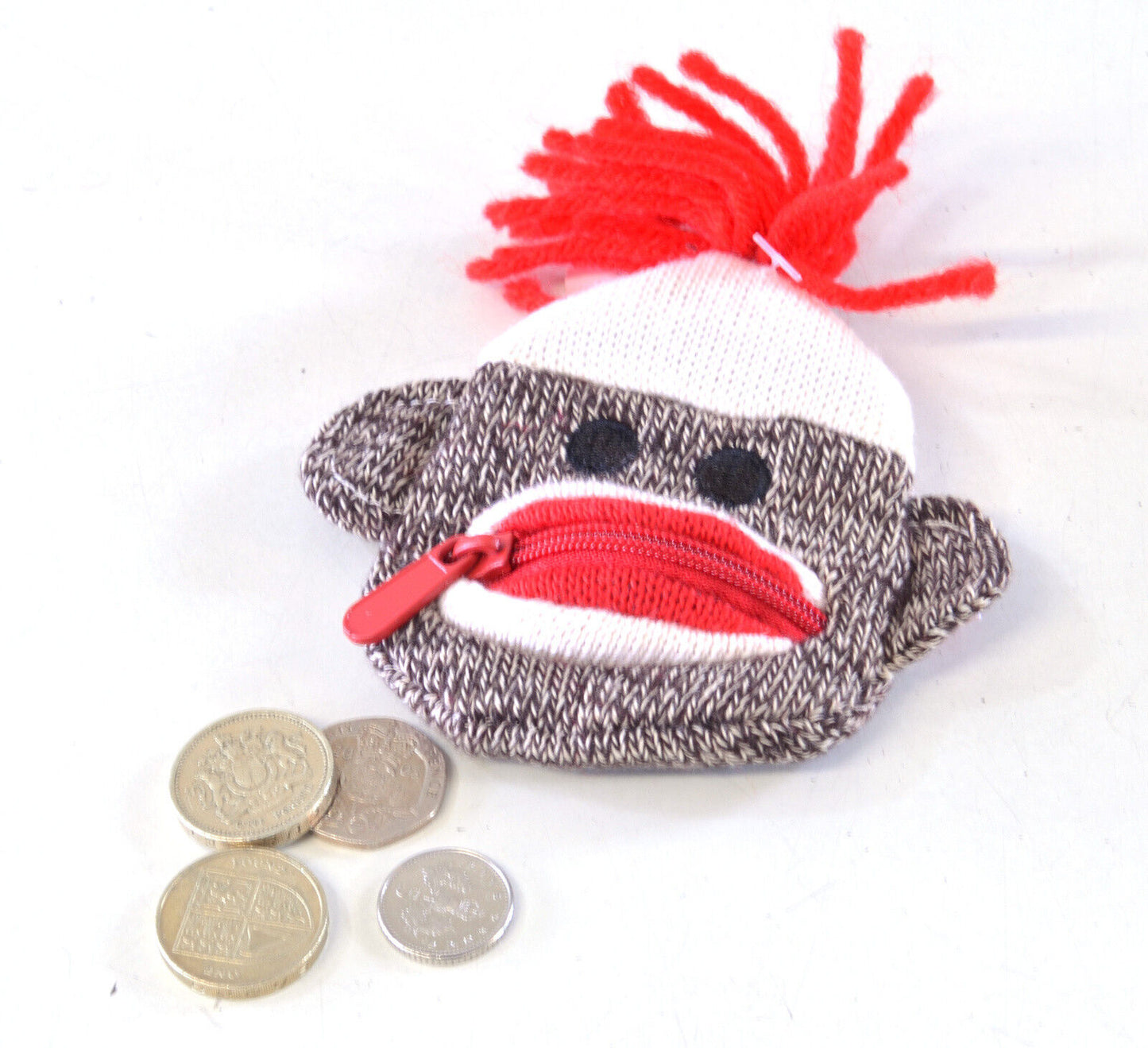 SCHYLLING FUN SOCK MONKEY COIN PURSE