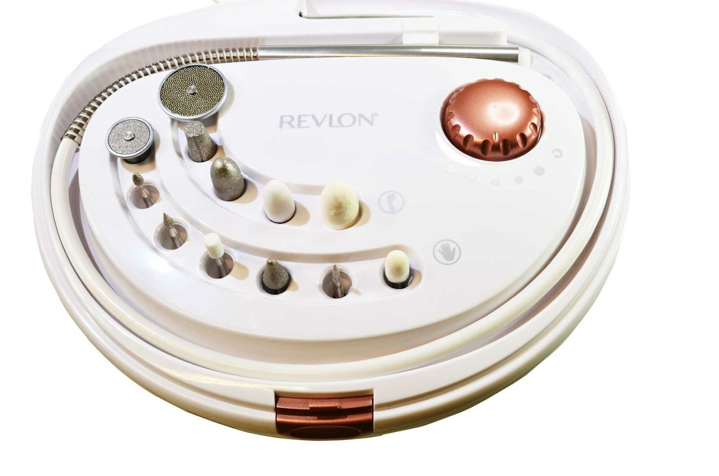 Revlon Ultimate Glam Manicure Pedicure Set RVSP3526UK2 White 12 Tools