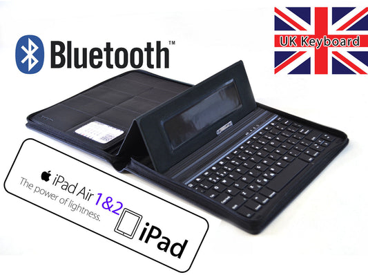 Kensington KeyFolio Premium Case iPad Air 2 Bluetooth Keyboard UK Layout K9007UK