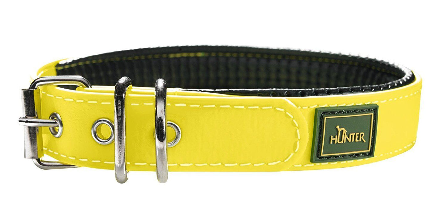 Hunter Dog Collar Convenience Comfort Neon Yellow Turquoise Blue Pink