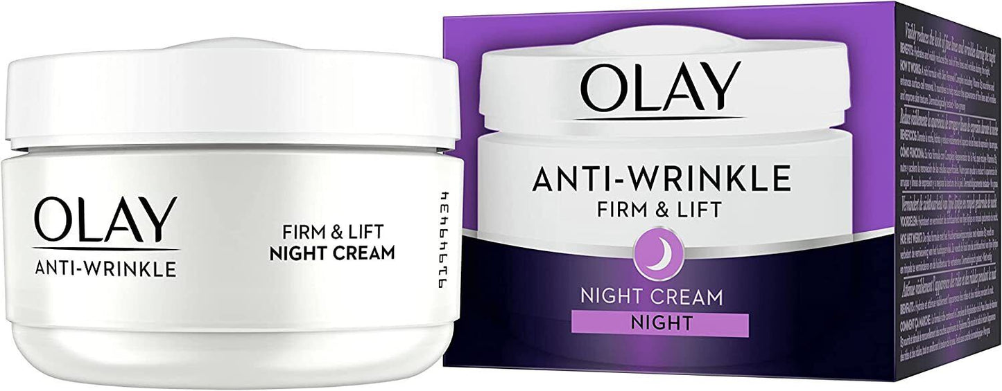 Olay Anti Wrinkle Firm & Lift Night Cream  50ml Anti Ageing Moisturiser