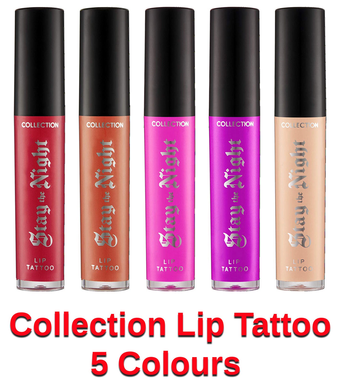 Collection Lip Tattoo Stay The Night 5 Shades