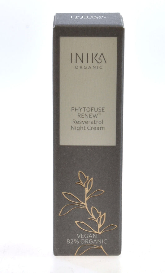 Inika Phytofuse Renew Resveratrol Night Cream 10ml Single or 8 Packs