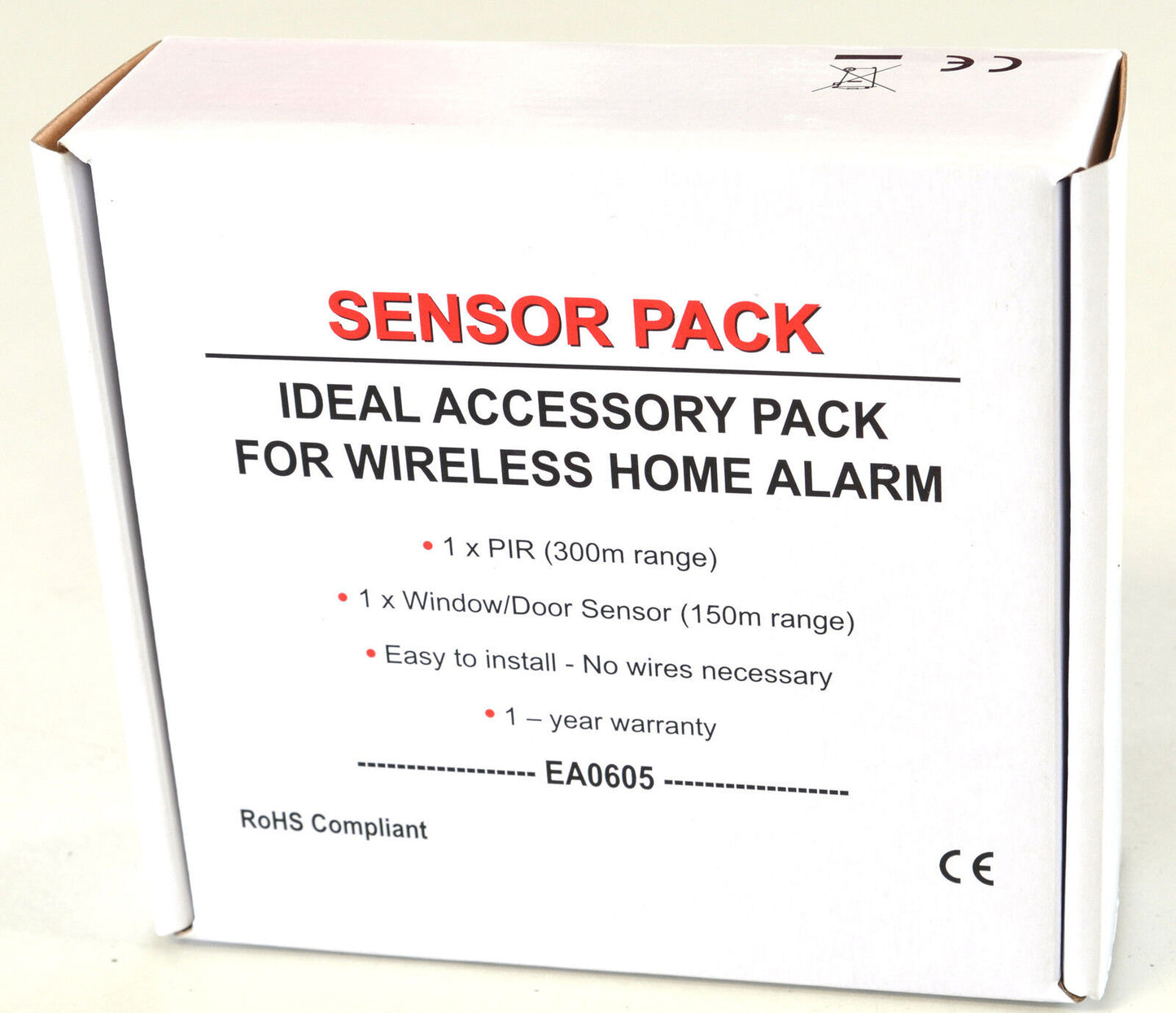 Red Shield Wireless Alarm Accessory Pack PIR Door Sensor 868 MHz