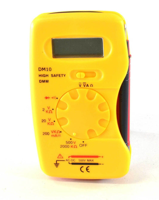 Schneider Rapitest Mini Multimeter Current Voltage Ohms Diode Test Pouch DM10