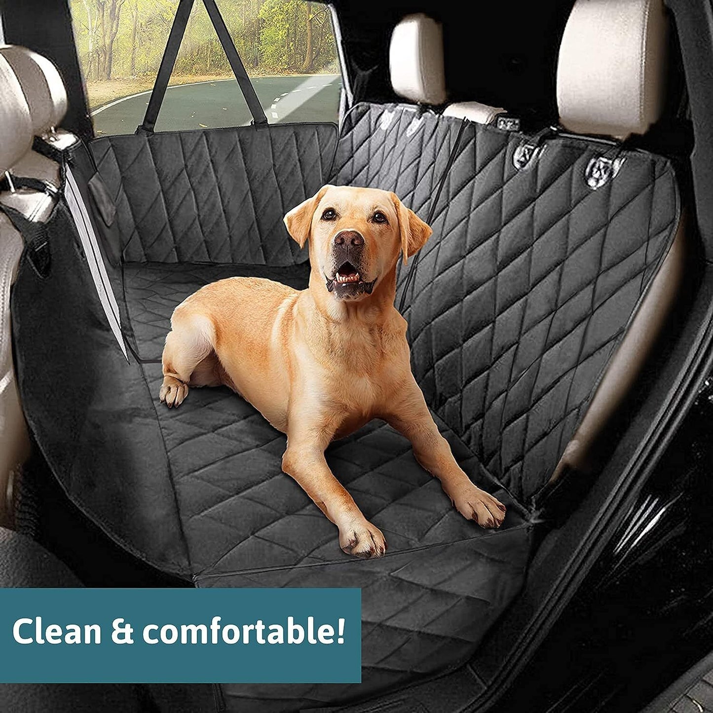 Rear Seat Boot Cover Dog Waterproof Tearproof Padded XXL Size Fits All Cars