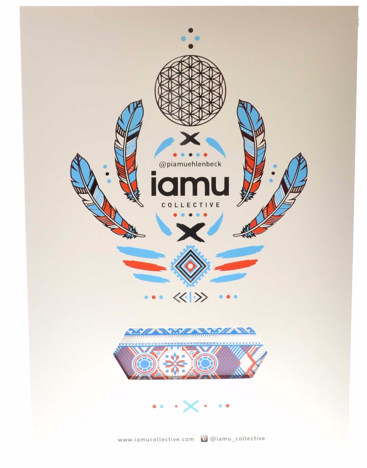 Iamu Collective Temporary Flash Tattoos Metallic Waterproof Mayan Egyptian